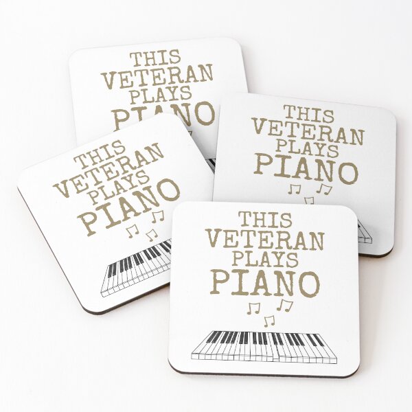 Item preview, This Veteran Plays Piano, Pianist Musician designed and sold by doodlerob.
