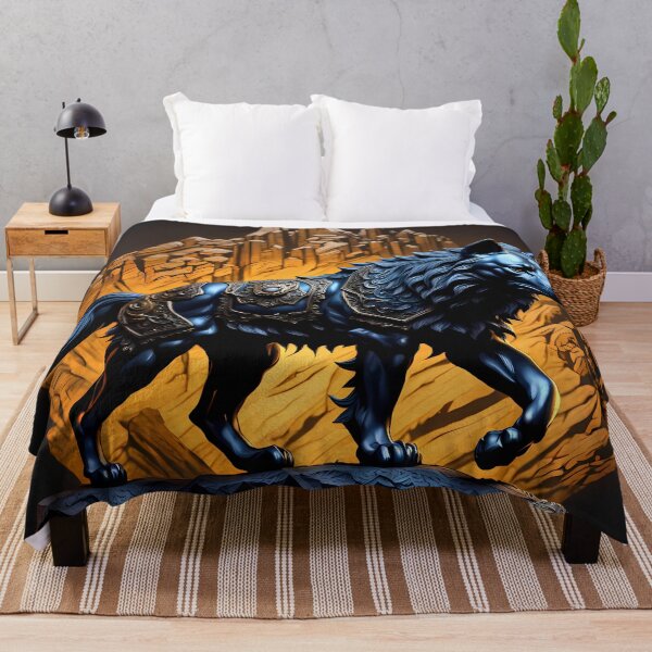 Item preview, Obsidian Hyena Statue, Ai Generated Art designed and sold by ACC .