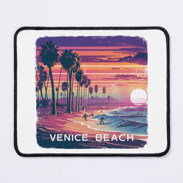 Item preview, Vintage Venice Beach California - Retro Minimalist Travel Sticker designed and sold by pod24.