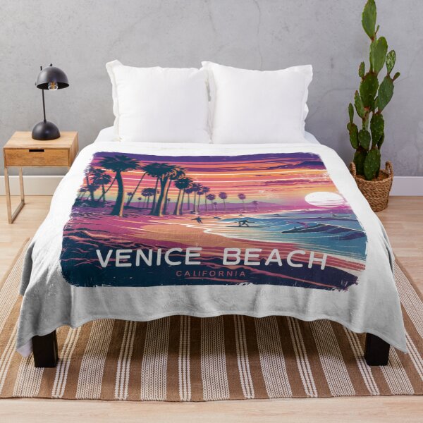 Item preview, Vintage Venice Beach California - Retro Minimalist Travel Sticker designed and sold by pod24.