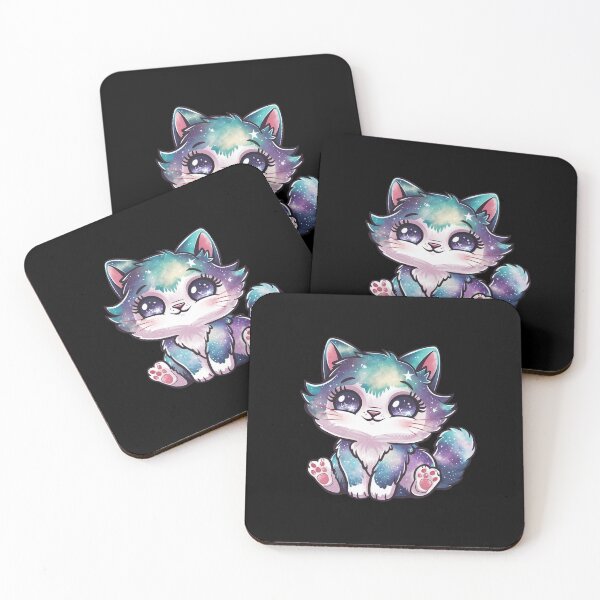 Item preview, Cute Galactic Cat Kawaii designed and sold by canvadreamer444.