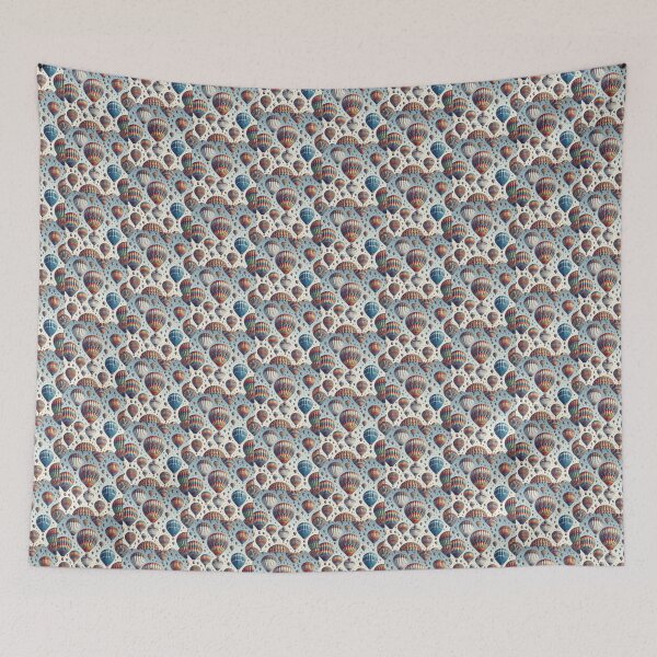 Item preview, Hot Air Balloon Display Pattern  designed and sold by ReachForArt.