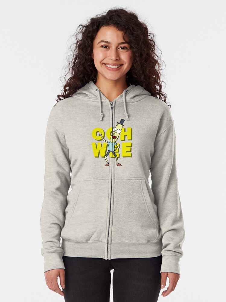 Alternate view of Mr. Poopybutthole Zipped Hoodie
