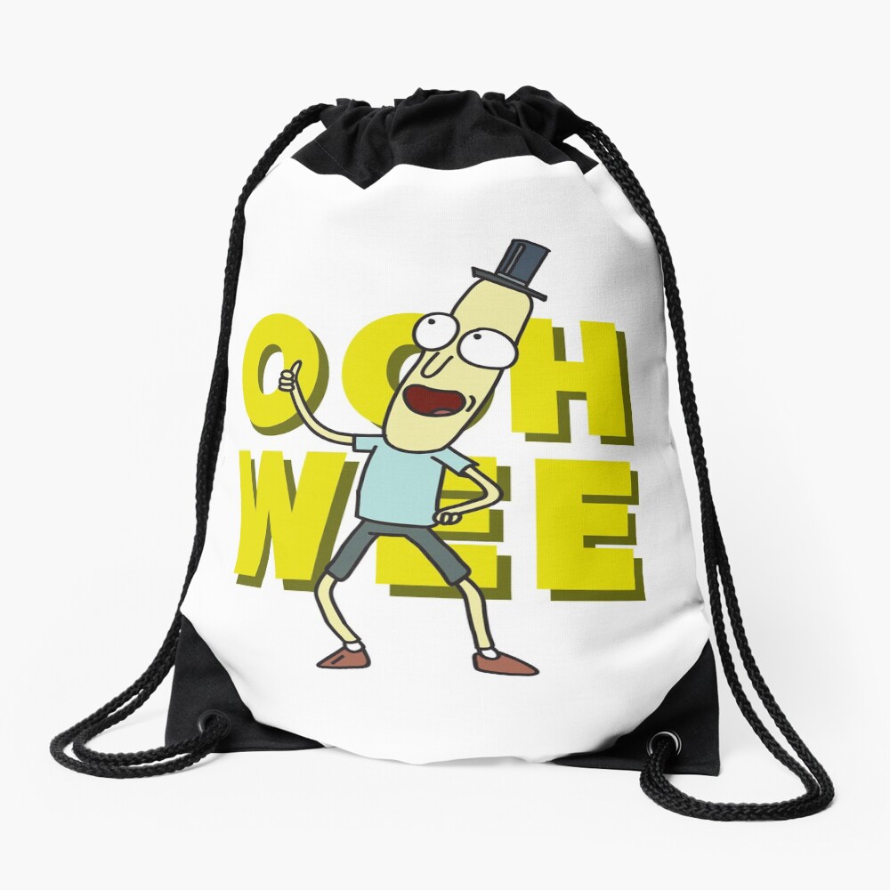 Mr. Poopybutthole Drawstring Bag