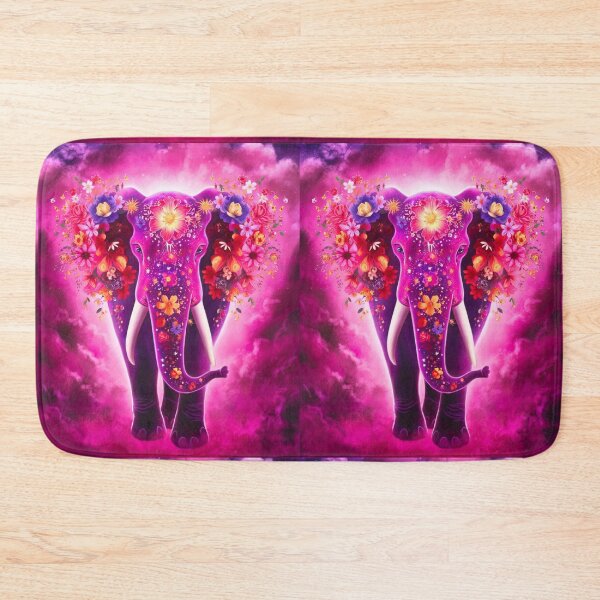 Item preview, Elephant Silhouette. Floral elephant, Fantasy Elephant, colorful elephant designed and sold by ElephantVibes.