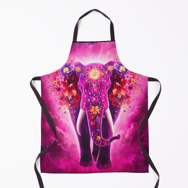 Item preview, Elephant Silhouette. Floral elephant, Fantasy Elephant, colorful elephant designed and sold by ElephantVibes.