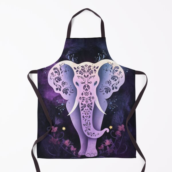 Item preview, Elephant Silhouette. Floral elephant, Fantasy Elephant, colorful elephant designed and sold by ElephantVibes.