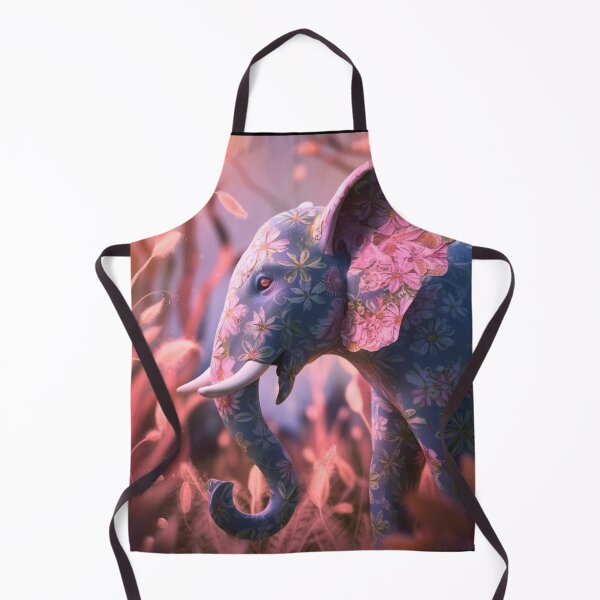 Item preview, Elephant Silhouette. Floral elephant, Fantasy Elephant, colorful elephant designed and sold by ElephantVibes.