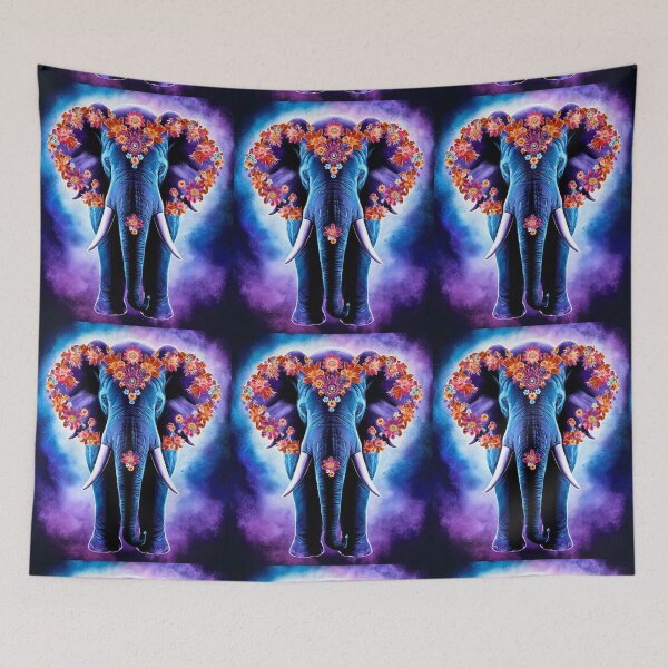 Item preview, Elephant Silhouette. Floral elephant, Fantasy Elephant, colorful elephant designed and sold by ElephantVibes.