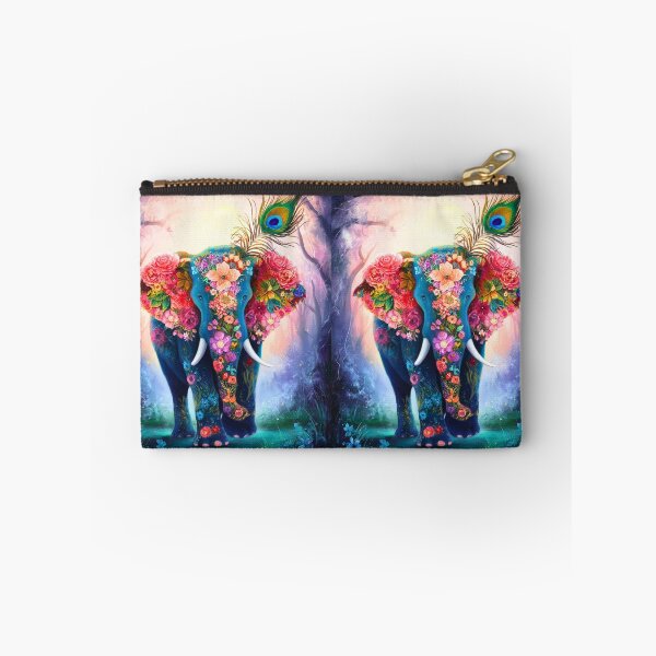 Item preview, Elephant Silhouette. Floral elephant, Fantasy Elephant, colorful elephant designed and sold by ElephantVibes.