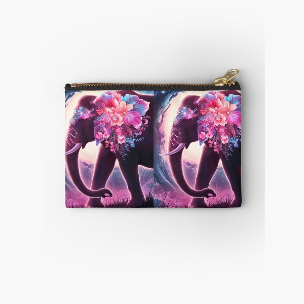 Item preview, Elephant Silhouette. Floral elephant, Fantasy Elephant, colorful elephant designed and sold by ElephantVibes.