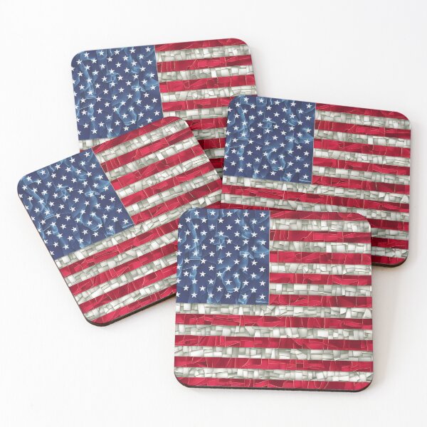 Item preview, American Flag Mosaic designed and sold by FocusedArt.