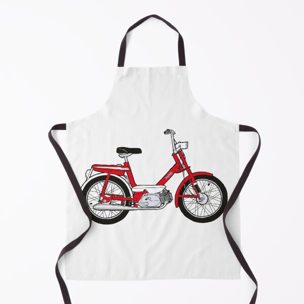 Item preview, Red Honda Amigo moped. designed and sold by BetterGraphics.