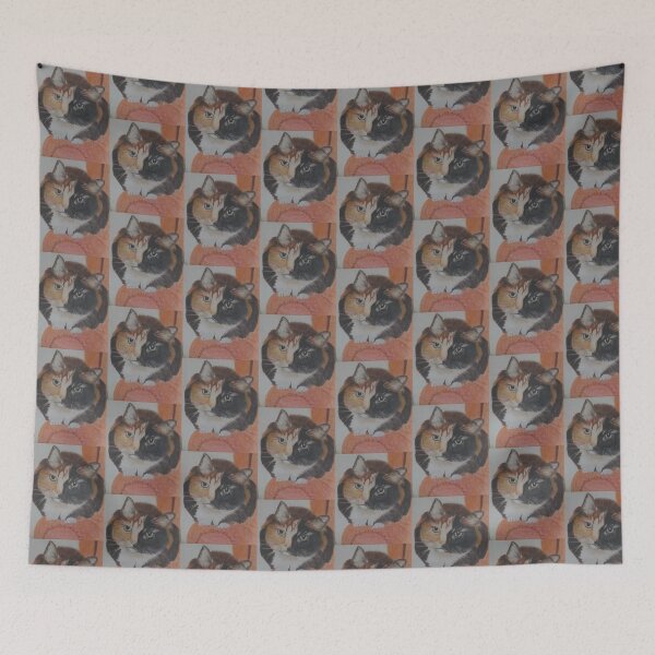 Item preview, Multi coloured cat designed and sold by Baroba53.