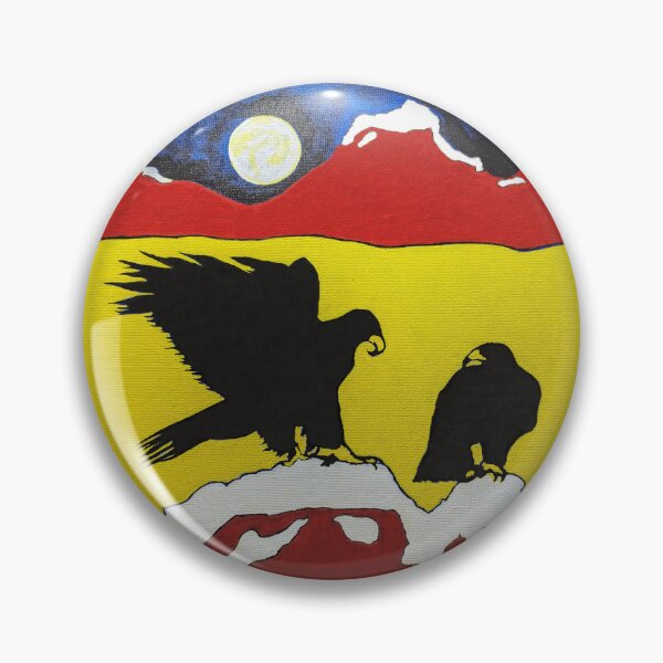 Item preview, Eagles in acrylics designed and sold by MoreGoodArt.