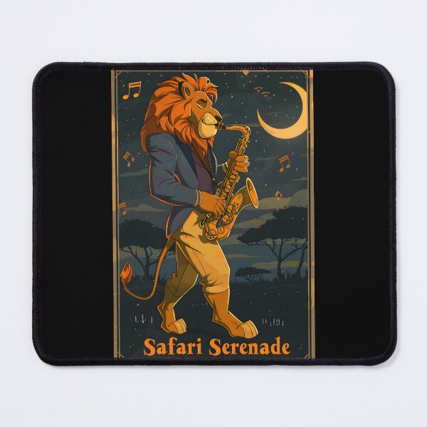 Item preview, Lion's Moonlit Jazz Serenade designed and sold by AI-Only Creations.