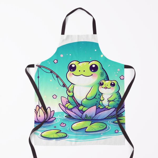Item preview, Frogs fishing, father and son designed and sold by delff-art.