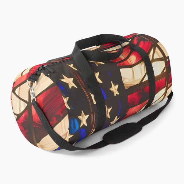 Item preview, American Flag Stained Glass designed and sold by FocusedArt.