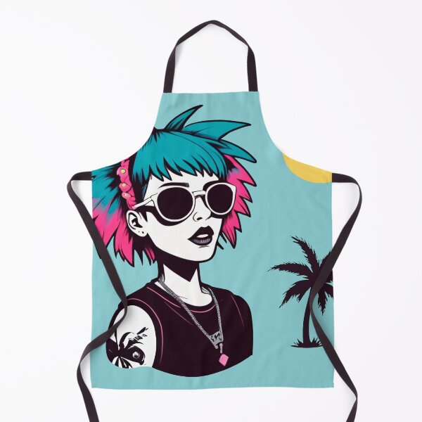 Item preview, Punk Girl Summer Beach Vacation designed and sold by MadnessEnvelope.
