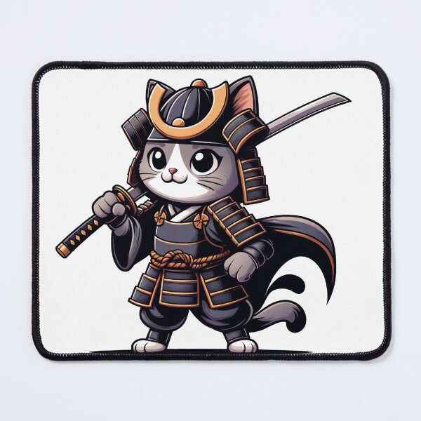 Item preview, Cat samurai  designed and sold by NTKSHOP11.