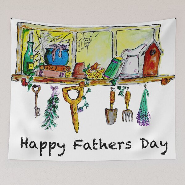Item preview, Fathers day in his shed designed and sold by iancoppack.