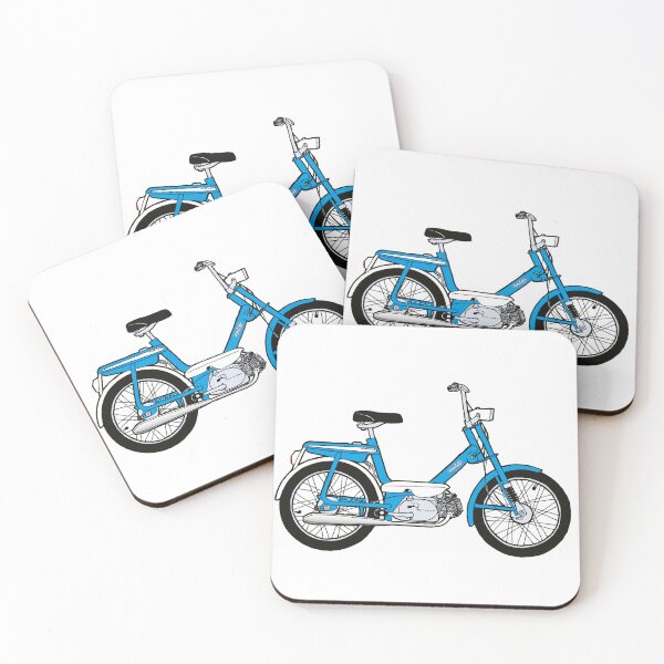 Item preview, A blueHonda Amigo moped. designed and sold by BetterGraphics.