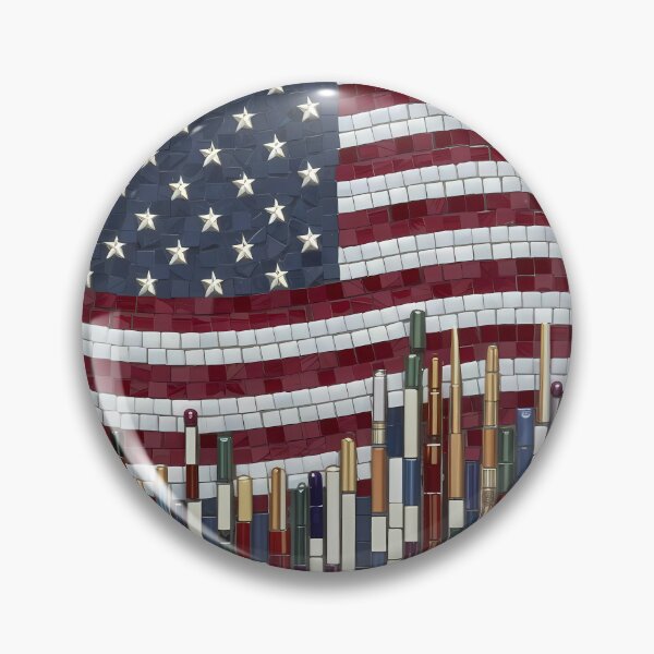 Item preview, Americ Flag Mosaic  designed and sold by FocusedArt.
