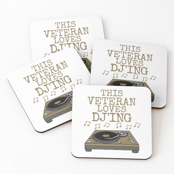 Item preview, This Veteran Loves DJ'ing, Music Producer Musician designed and sold by doodlerob.