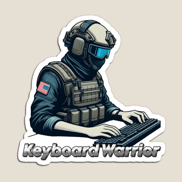 Item preview, Keyboard Warrior designed and sold by RAWLIFEGRAPHIC.
