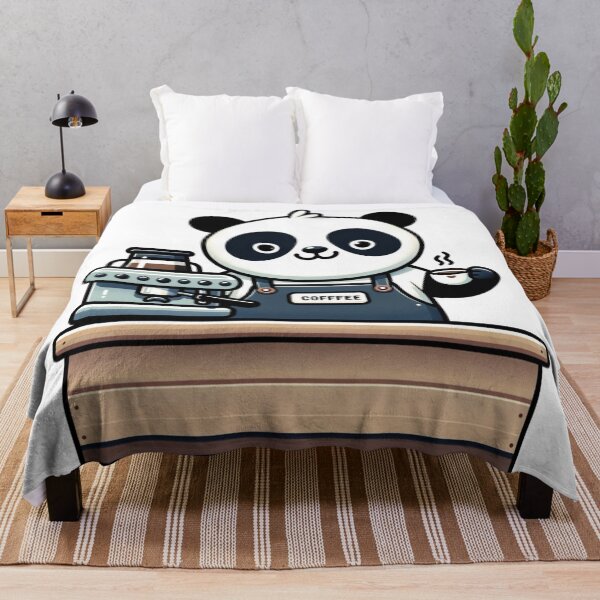 Item preview, Panda barista designed and sold by NTKSHOP11.