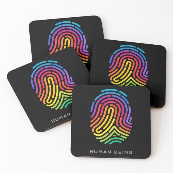 Item preview, Rainbow Fingerprint Human designed and sold by WIKWOK.