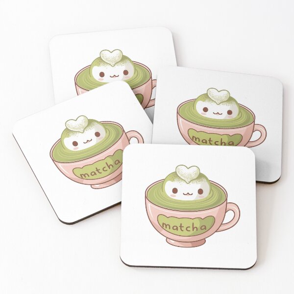 Item preview, Cute Matcha Latte Kawaii designed and sold by canvadreamer444.