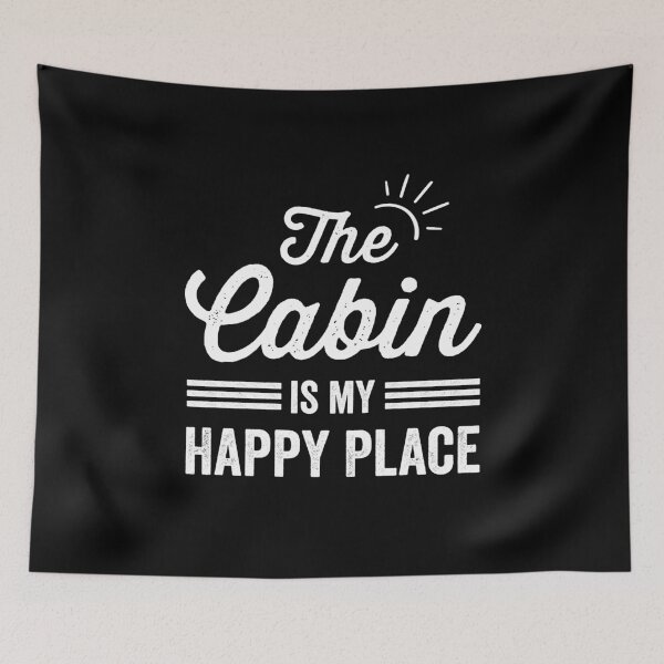 Item preview, The Cabin Is my Happy Place The Cabin Lover designed and sold by RareBunny.