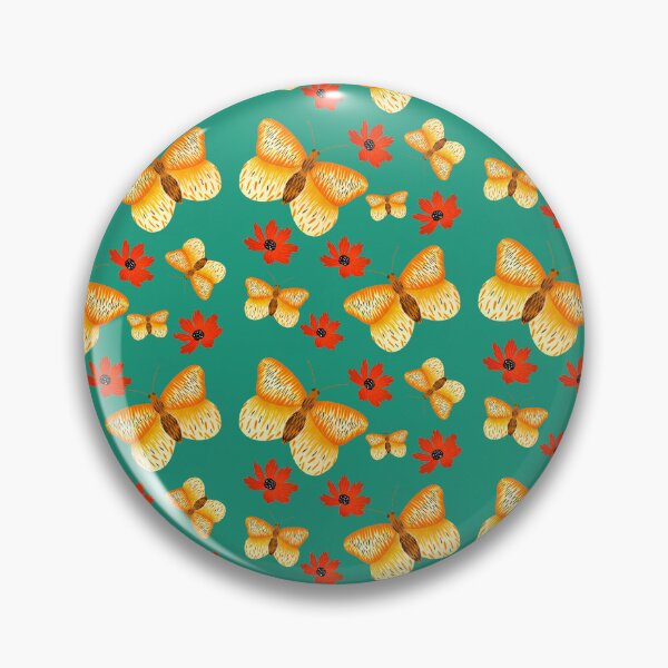 Item preview, Yellow Butterflies and Red Flowers designed and sold by BeUniqueByRomy.