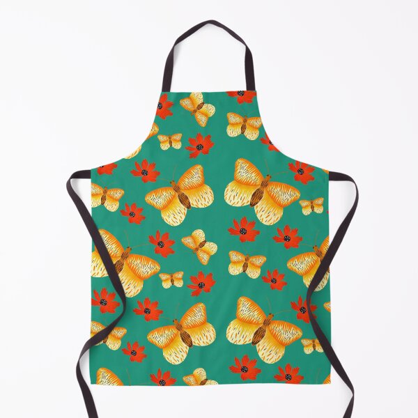 Item preview, Yellow Butterflies and Red Flowers designed and sold by BeUniqueByRomy.