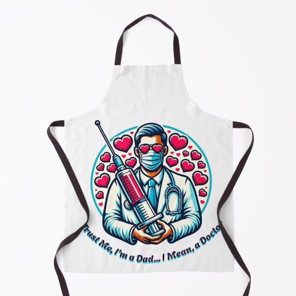 Item preview, Trustworthy Dad and Doctor: Healing with Heart, Humor, and a Gigantic Syringe designed and sold by CastilloDesings.