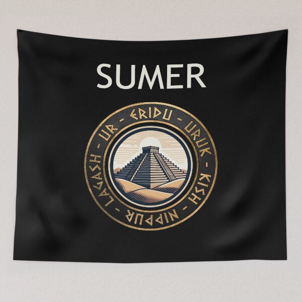 Item preview, Sumer Ancient Mesopotamian Cities Ziggurat designed and sold by Agema Apparel.