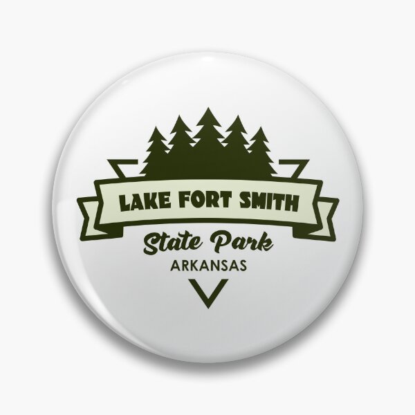 Item preview, Lake Fort Smith State Park Arkansas Trees And Ribbon designed and sold by bivenart.