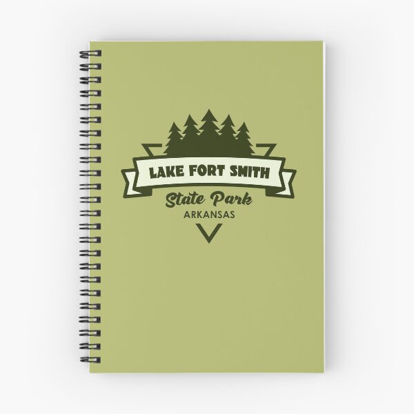Item preview, Lake Fort Smith State Park Arkansas Trees And Ribbon designed and sold by bivenart.