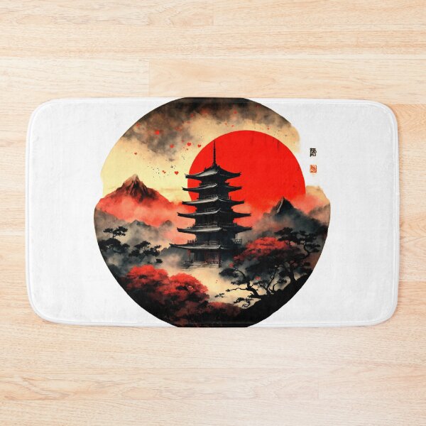 Item preview, Samurai temple  designed and sold by UZRWRLD .