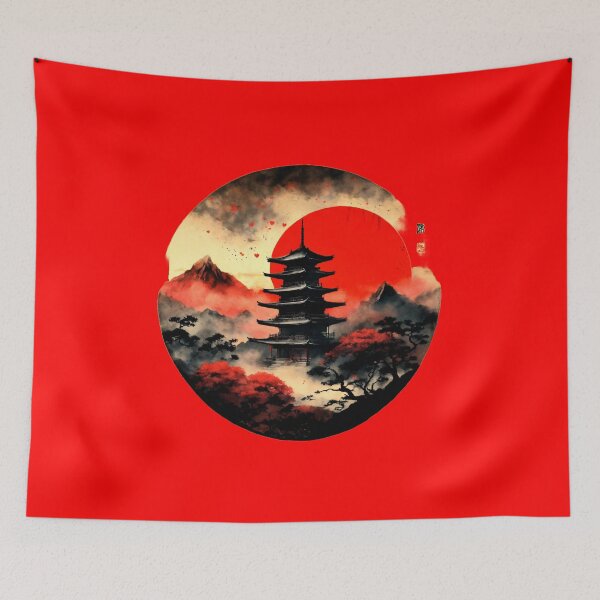 Item preview, Samurai temple  designed and sold by UZRWRLD .