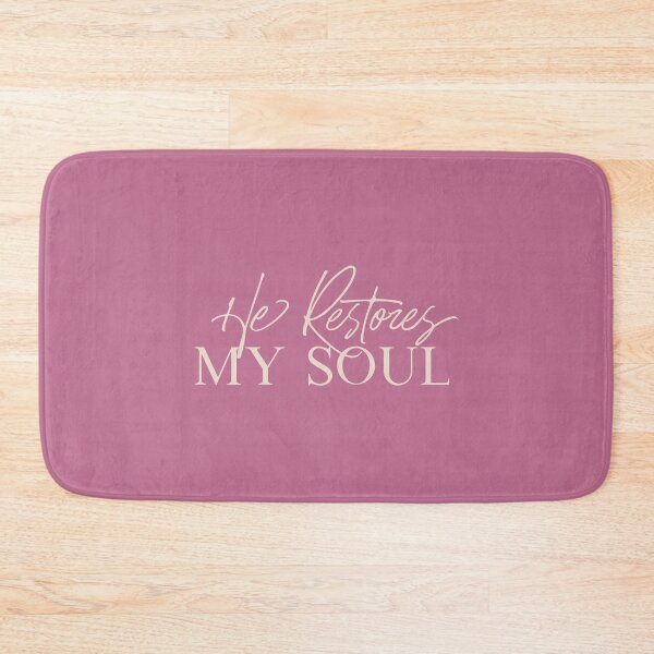 Item preview, He Restores My Soul | Psalm 23:3 | Christian Gifts designed and sold by Meredibbs.