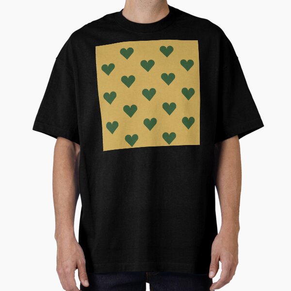 Item preview, Medium PINE GREEN  and GOLD LOVE HEARTS designed and sold by RachelMacht.