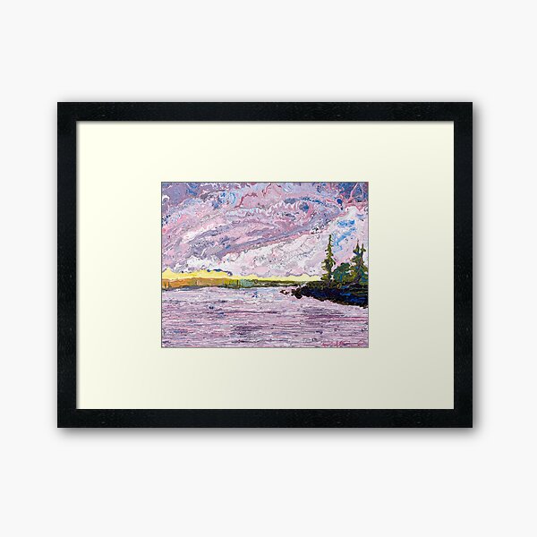 Breaking in Pink  Framed Art Print