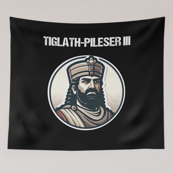 Item preview, Tiglath-Pileser III Assyrian King Ancient Assyria designed and sold by Agema Apparel.