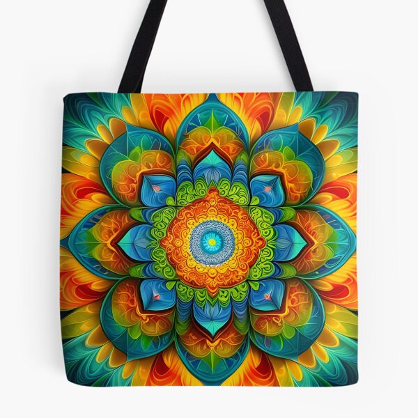 Item preview, Multicolor Radiant Energy Mandala designed and sold by MandalasShops.