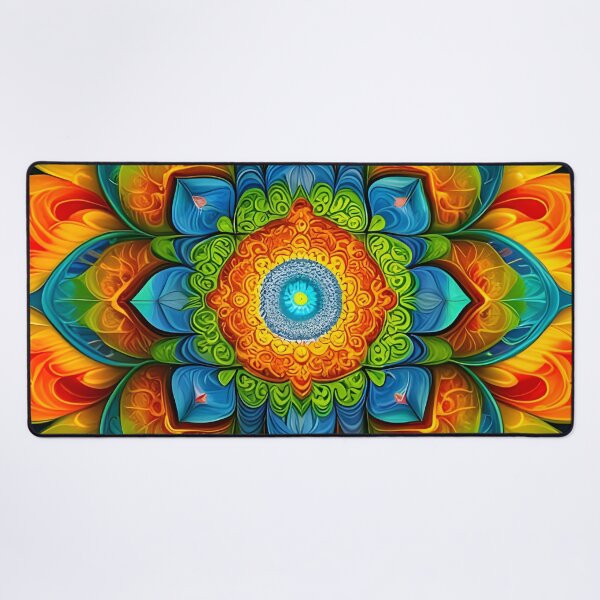 Item preview, Multicolor Radiant Energy Mandala designed and sold by MandalasShops.