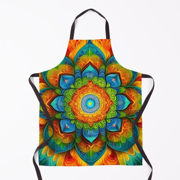 Item preview, Multicolor Radiant Energy Mandala designed and sold by MandalasShops.