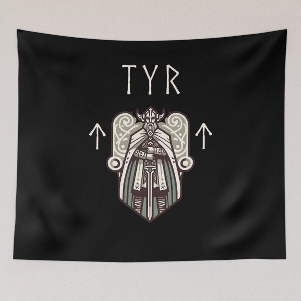 Item preview, Tyr the Norse God of Justice and War designed and sold by Agema Apparel.