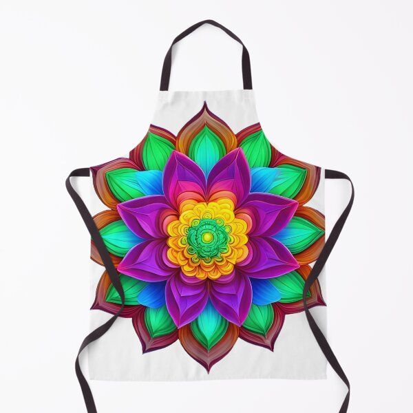 Item preview, Floral Mandala of Vibrant Colors designed and sold by MandalasShops.